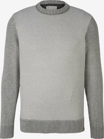 TOM TAILOR Sweater in Grey: front