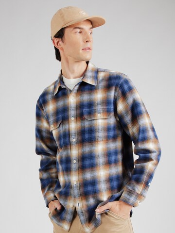 LEVI'S ® Regular fit Ing 'Jackson Worker Overshirt' - kék: elől
