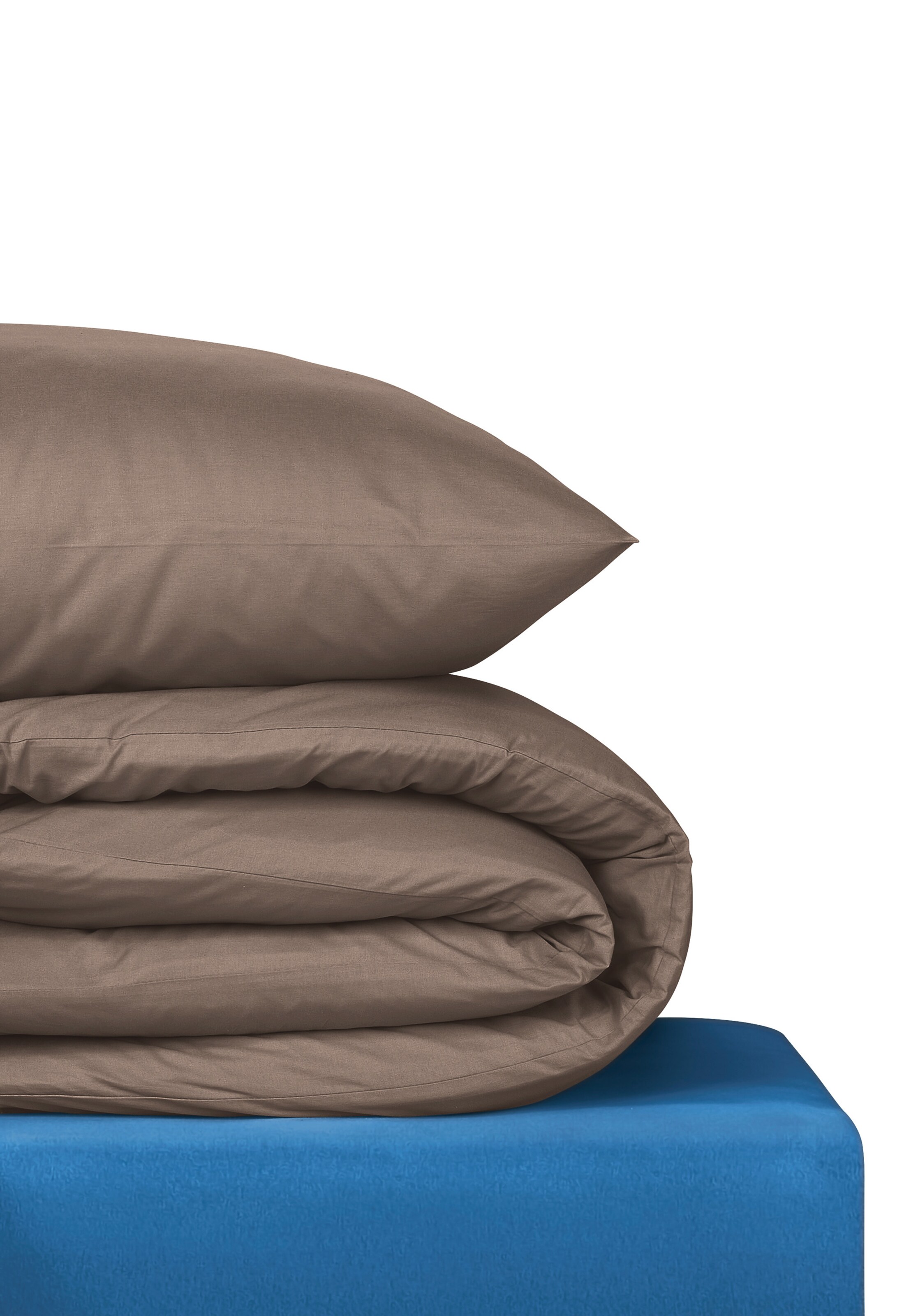 uncover by SCHIESSER Bed Sheet 'New Jersey' in Blue