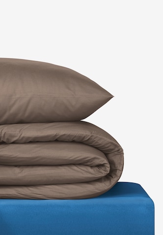 uncover by SCHIESSER Duvet Cover 'Soho' in Brown