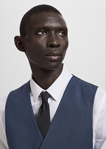 MANGO MAN Suit Vest 'Paris' in Blue