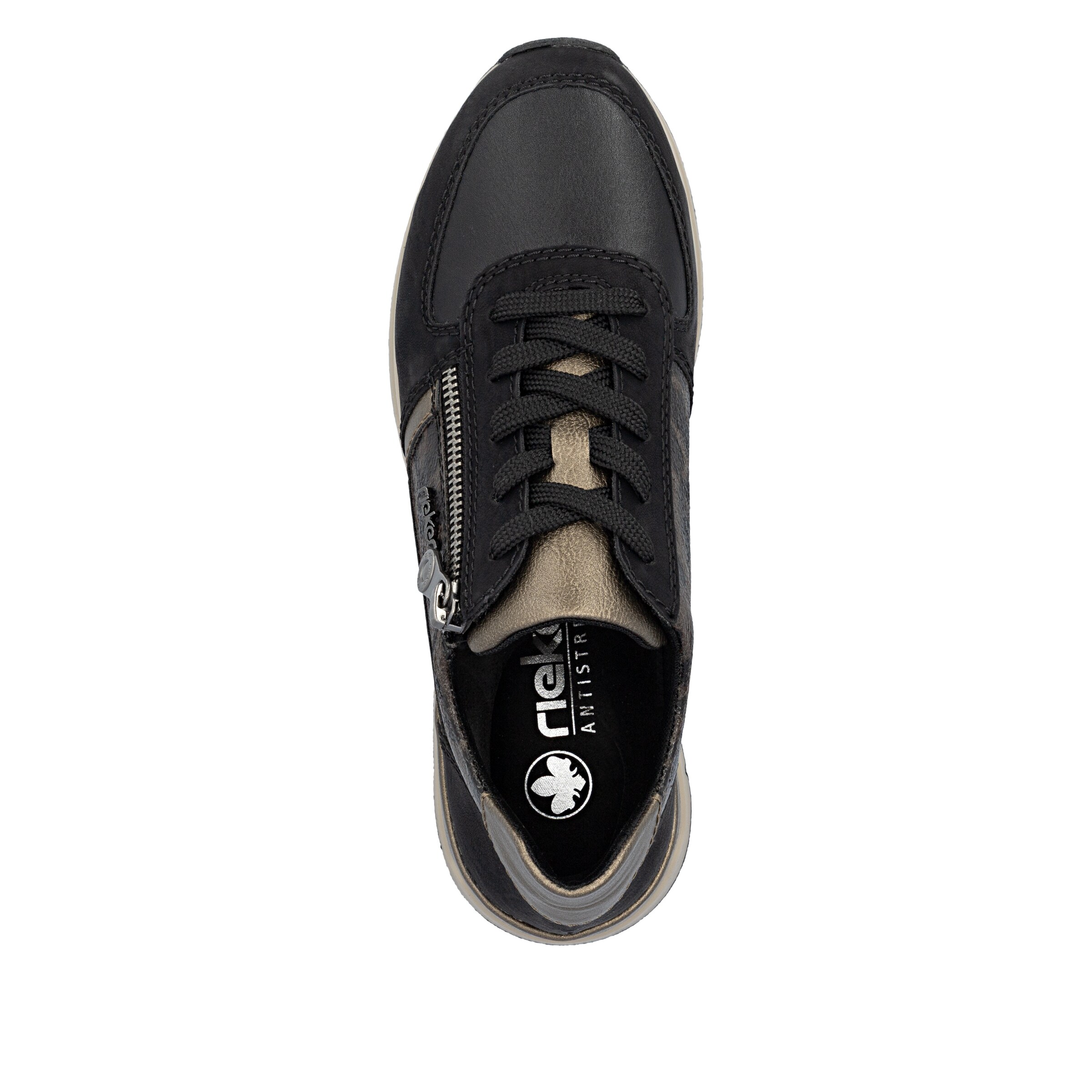 Baskets basses Rieker en noir