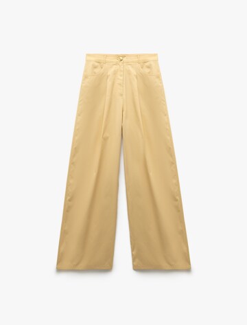 Koton Wide Leg Hose in Beige