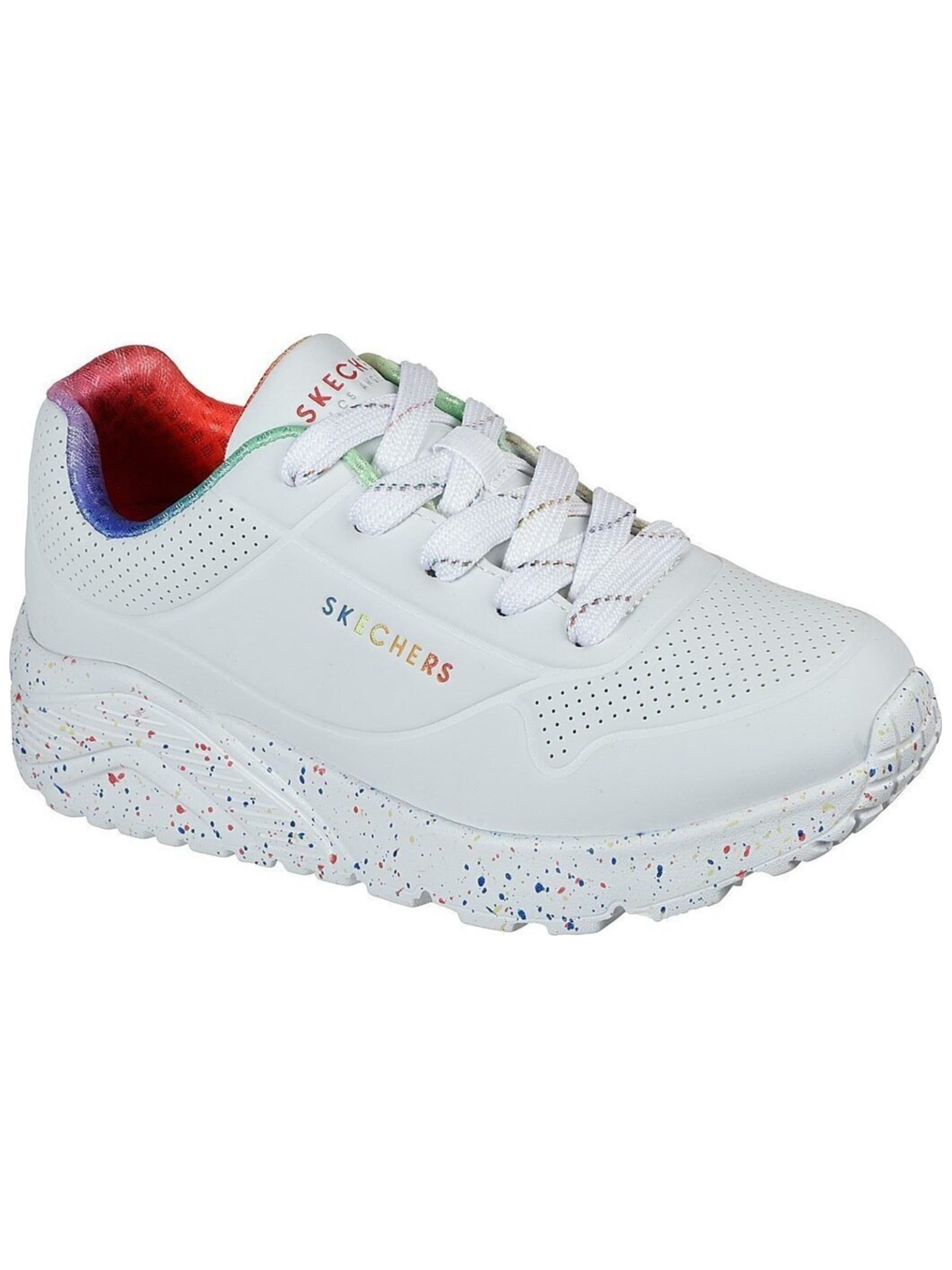 SKECHERS - Calzado deportivo 'Uno Lite - Rainbow S' en blanco: frente