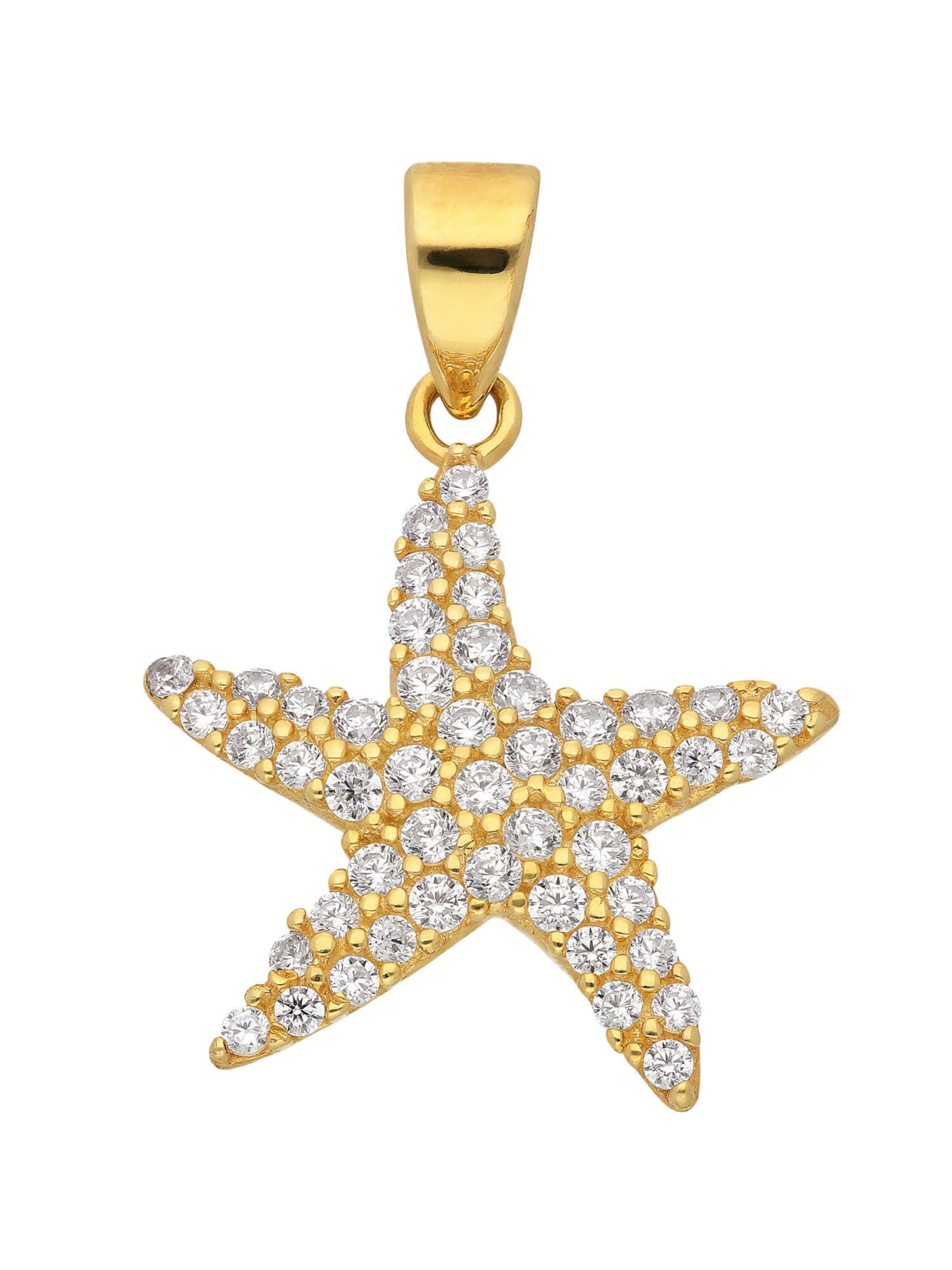 Adelia´s Pendant in Gold: front