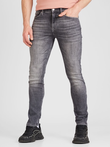 Calvin Klein Jeans Skinny Farmer - szürke: elől