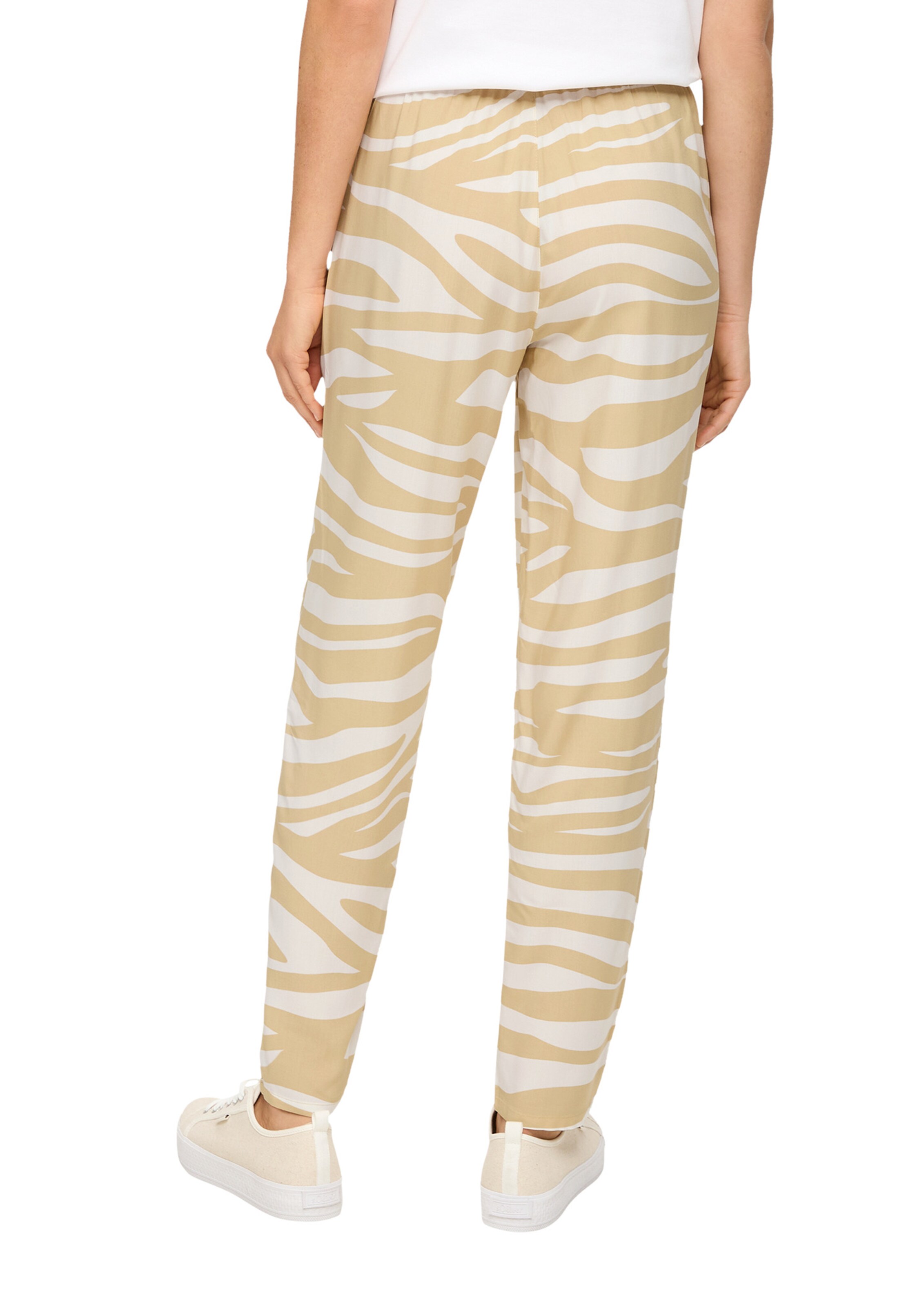 s.Oliver Tapered Pants in Beige