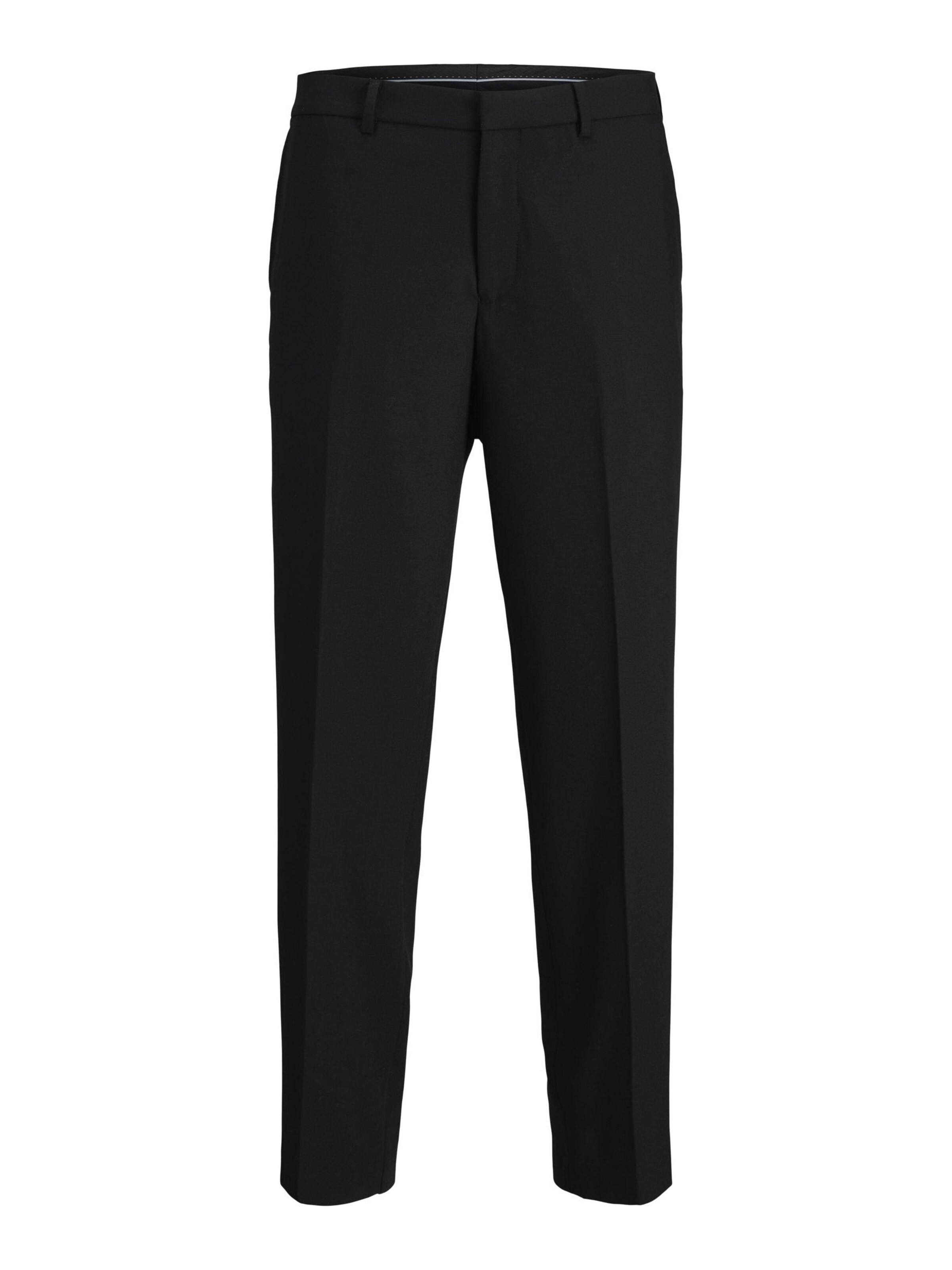 JACK & JONES Pleated Pants 'JPRTheo' in Black: front