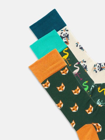DillySocks Sokken 'Wondrous Wildlife' in Groen