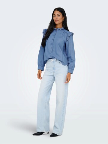 ONLY - Blusa 'ONLPIPER' em azul