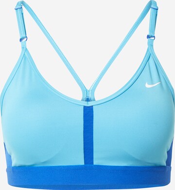 Bustier Soutien-gorge de sport 'Indy' NIKE en bleu : devant