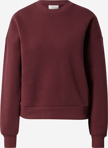 Sweat-shirt Gina Tricot en rouge : devant