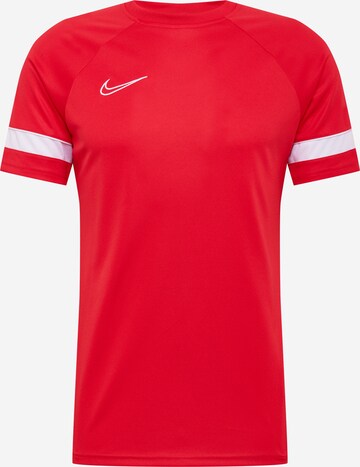 NIKE Functioneel shirt 'Academy 21' in Rood: voorkant