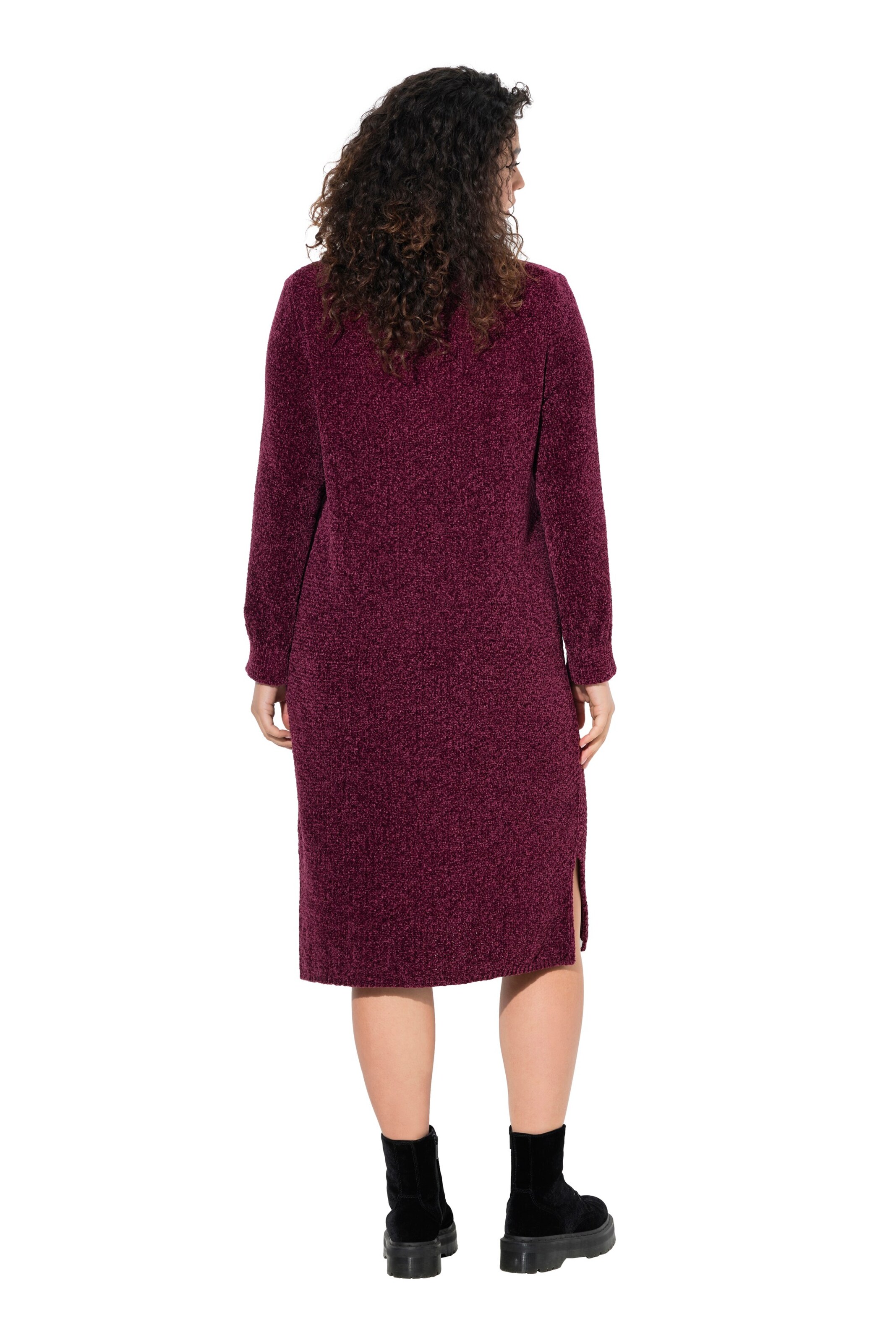 Ulla Popken Knitted dress in Purple