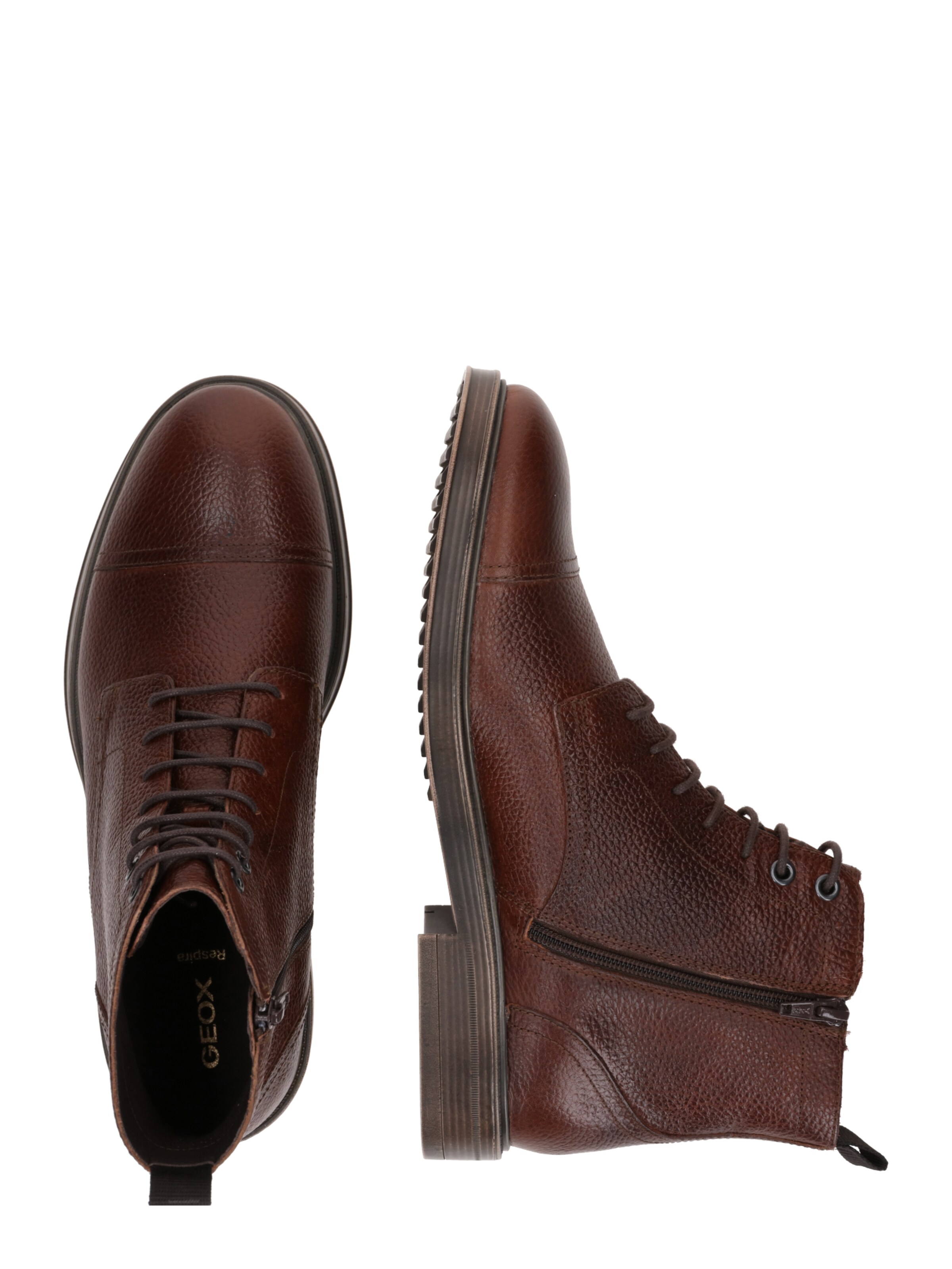 GEOXČizme na vezanje 'U HENREYS' - smeđa boja