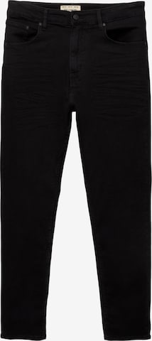 Pull&Bear Tapered Jeans i sort: forside