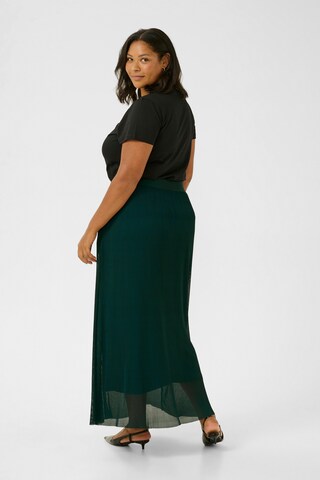 KAFFE CURVE Rok 'Livo' in Groen