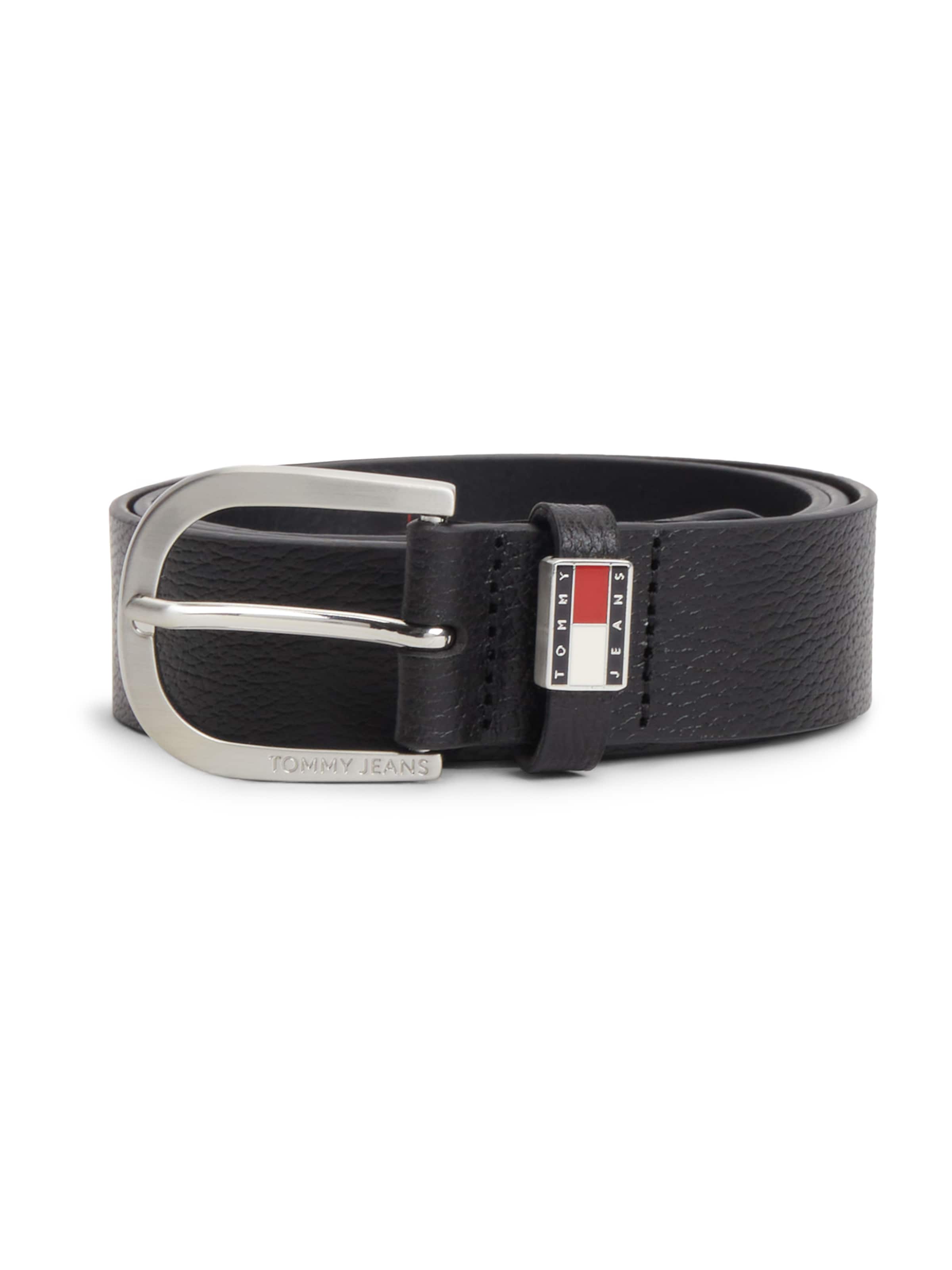 Tommy Jeans Belt 'RYAN 3.5' in Black: front