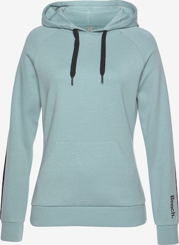 BENCH Μπλούζα φούτερ 'Lounge Hoodie' σε πράσινο: μπροστά