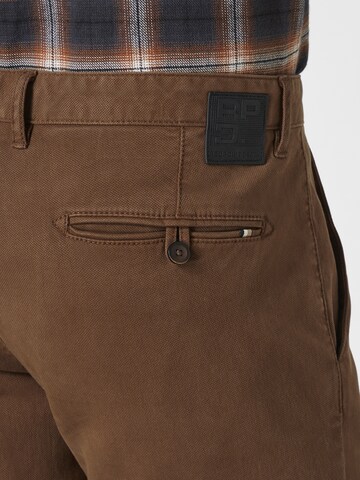 REDPOINT Slimfit Chinohose in Braun