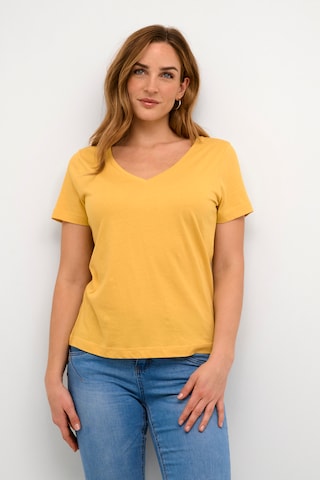 T-shirt 'Naia' Cream en jaune : devant