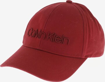 Calvin Klein Hat & Cap in One size in Red: front