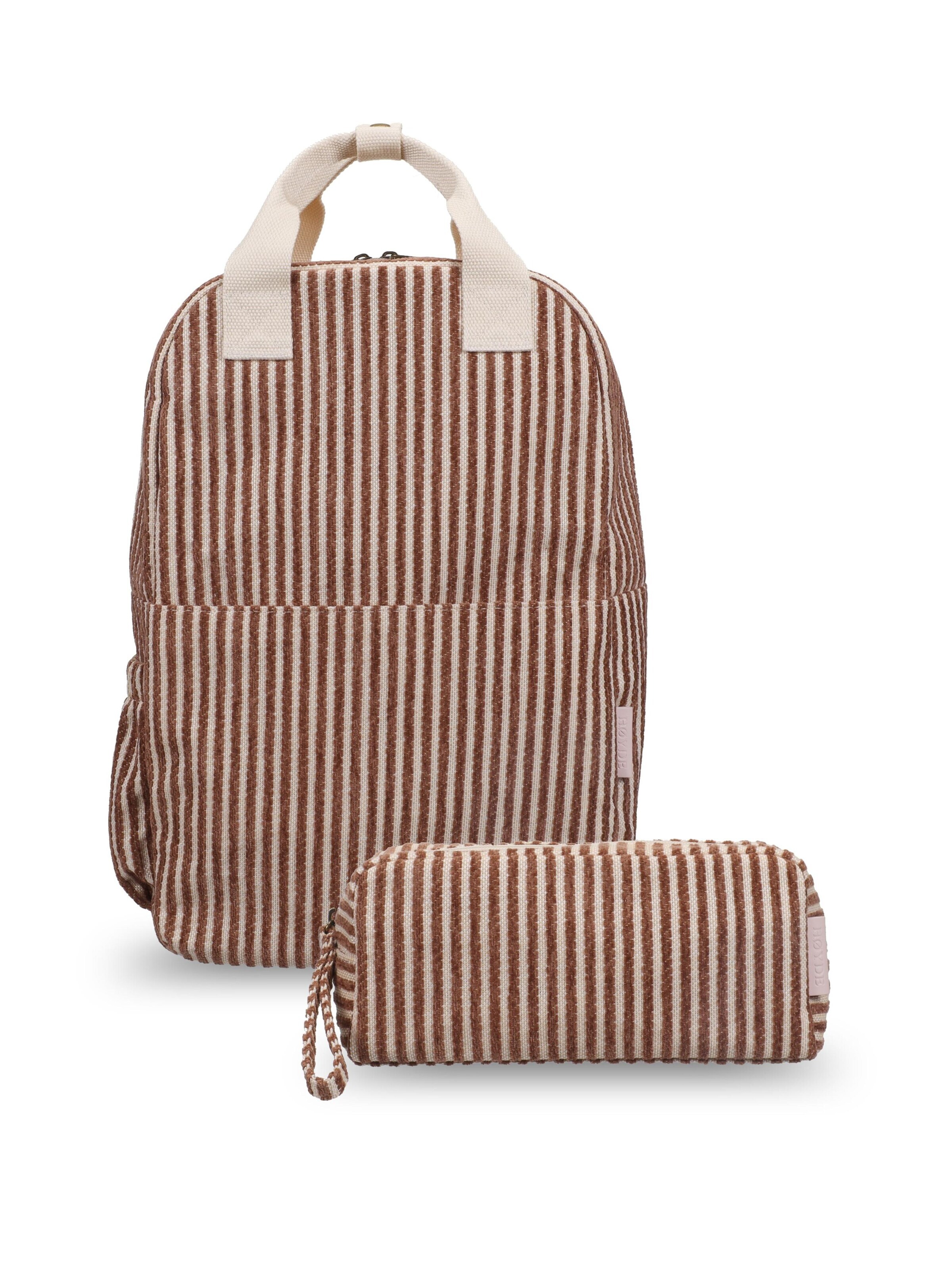 Høyde Rucksack‌ in Braun: Vorderseite