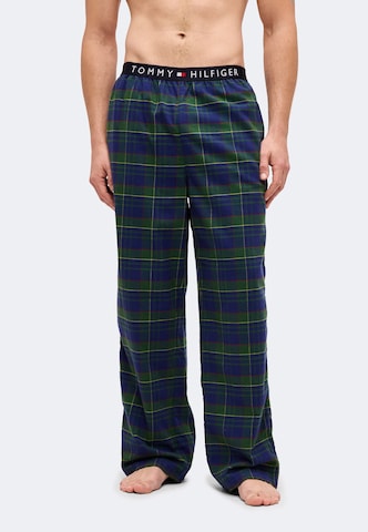 TOMMY HILFIGER - Calças de pijama em verde: frente