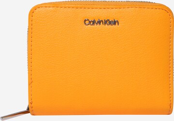 Calvin Klein Portemonnee in Oranje: voorkant