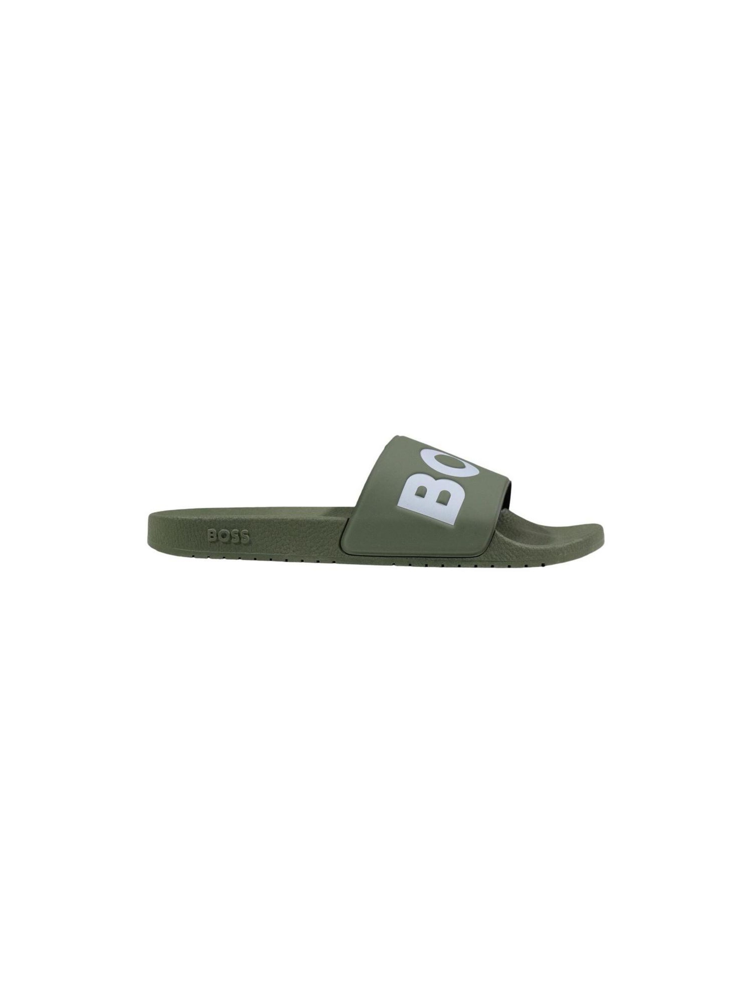 Zoccoletto 'Aryeh_Slid_npvlg 10251721 01 50536835' di BOSS in verde: frontale