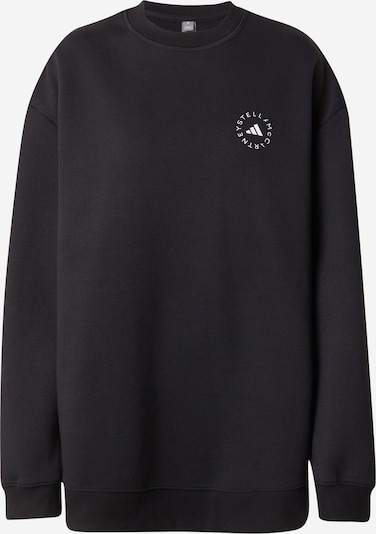 Sportinio tipo megztinis 'Loose' iš ADIDAS BY STELLA MCCARTNEY, spalva – juoda / balta, Prekių apžvalga
