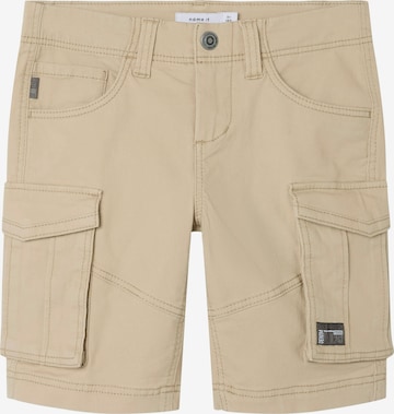 NAME IT Trousers 'Ryan' in Beige: front