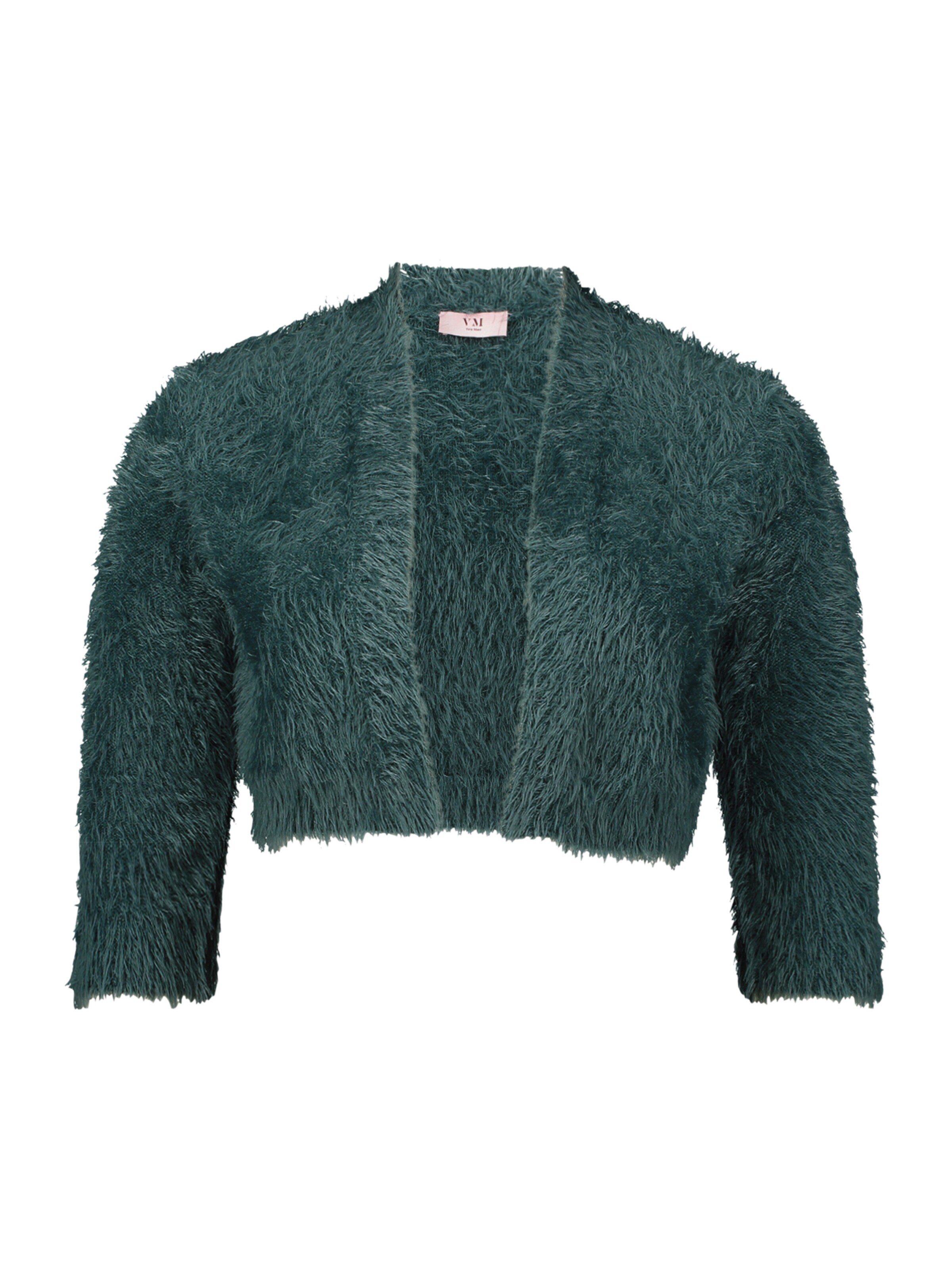 Vera Mont Gebreid vest in Groen: voorkant