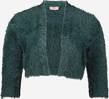 Vera Mont Knit Cardigan in Green: front