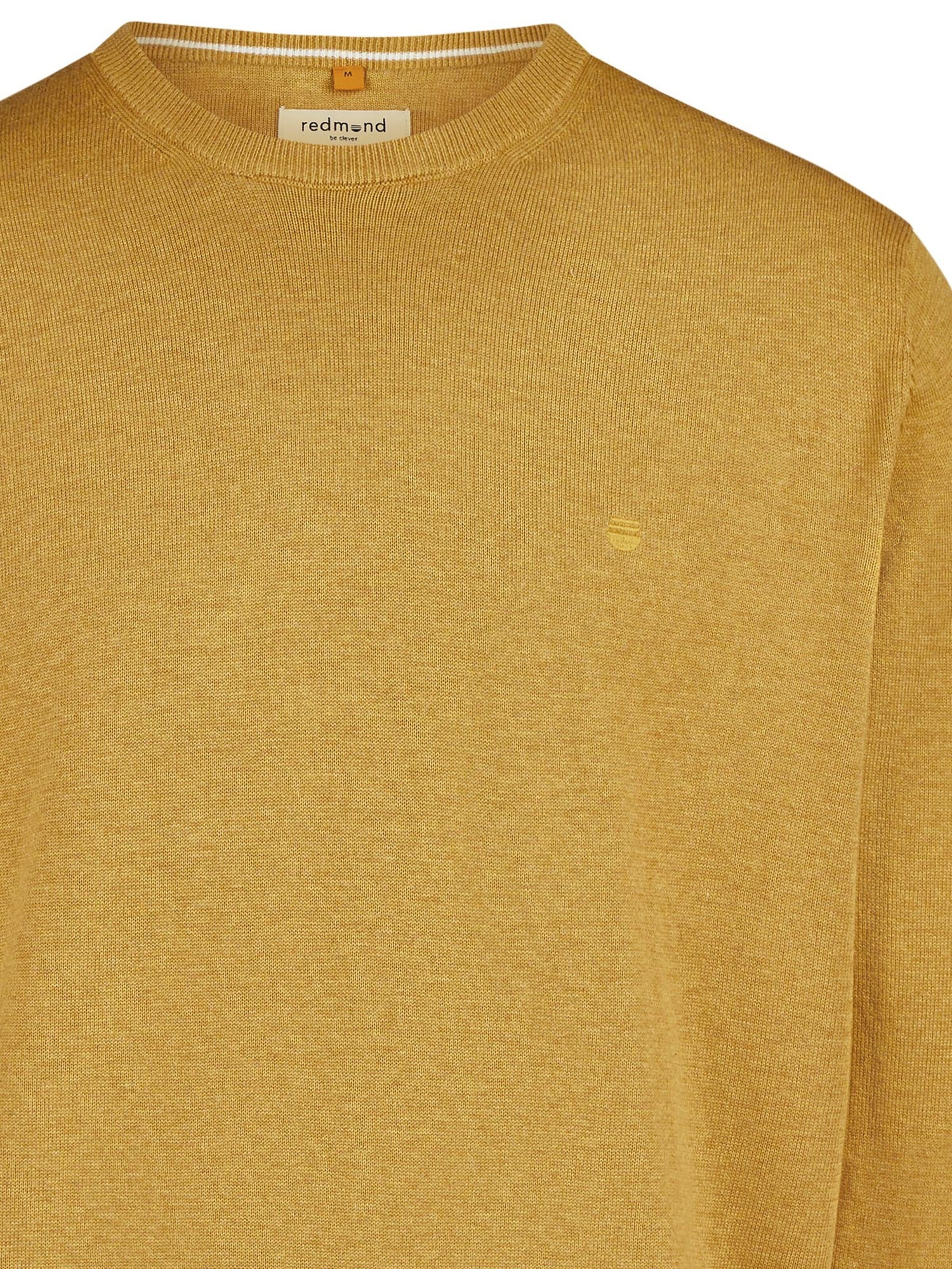 redmond Sweater 'Basic' in Yellow