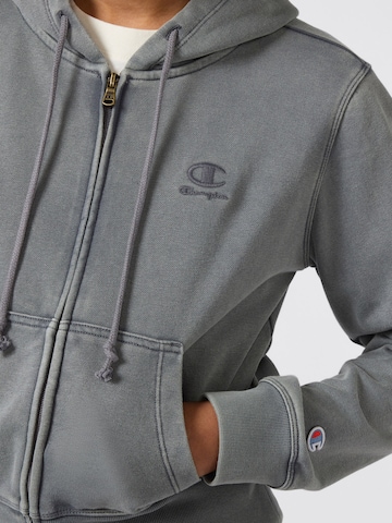 Giacca di felpa di Champion Authentic Athletic Apparel in grigio