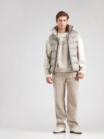GUESS Sweatshirt 'SHIRO' i beige