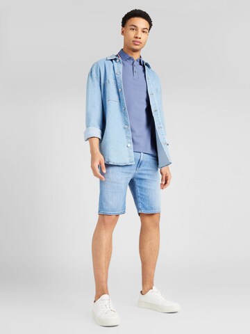 Dondup Regular Shorts 'DERICK' in Blau