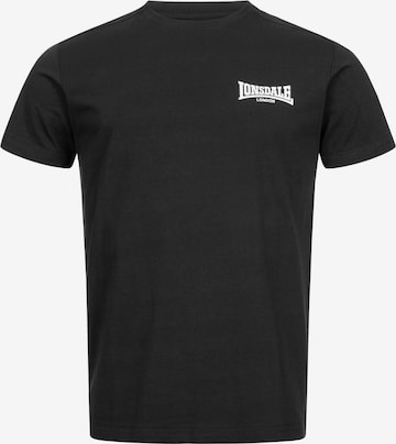LONSDALE Shirt 'Elmdon' in Schwarz: Vorderseite