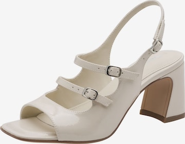 Sandales Tamaris en beige : devant