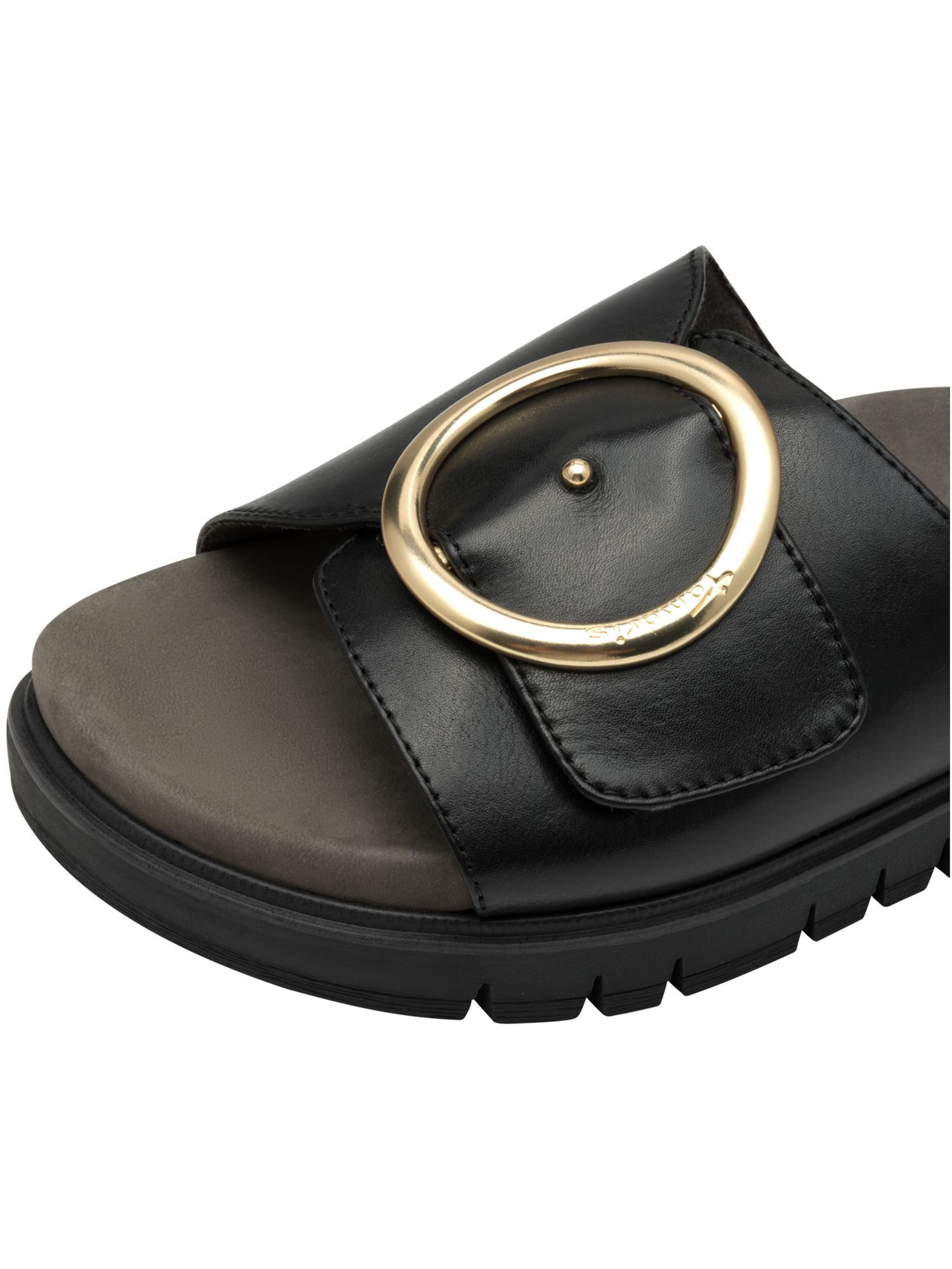 Tamaris Mules in Black
