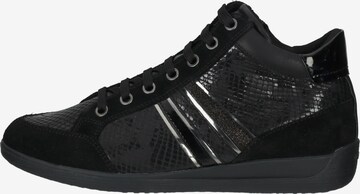 GEOX Sneakers hoog in Zwart