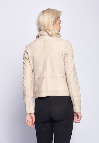 Maze Lederjacke in Beige