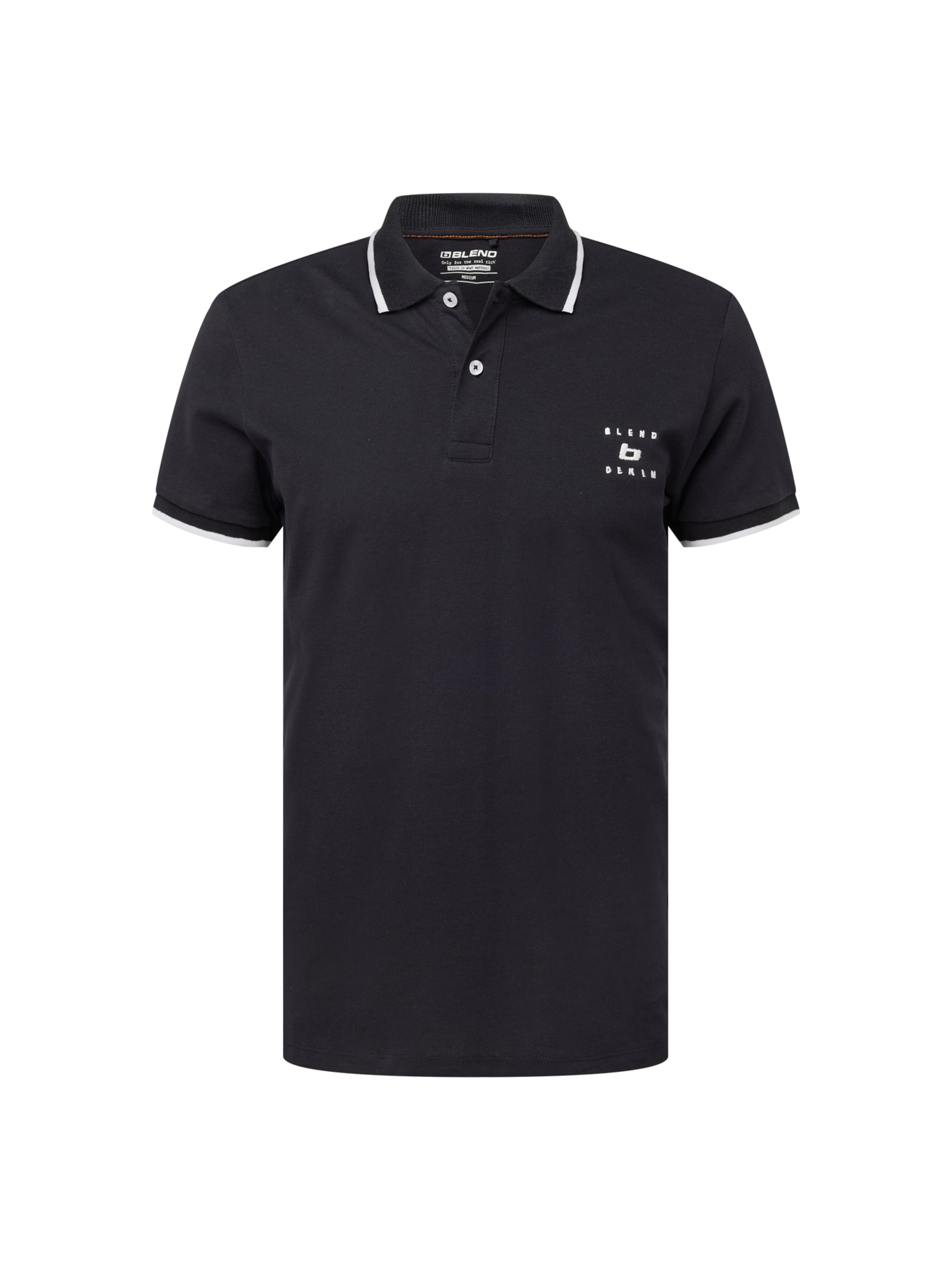 T-Shirt BLEND en noir : devant