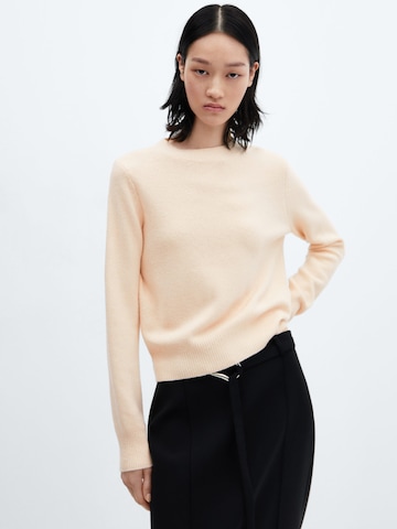 Pull-over 'AGUR' MANGO en beige : devant