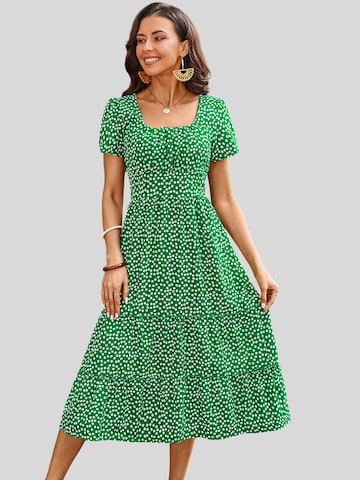 LapaPlus Summer Dress in Green: front