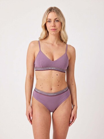 SNOCKS Thong in Purple: front