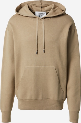 ABOUT YOU x Jaime Lorente Sweatshirt 'Eduard' i brun: framsida