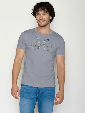 GREENBOMB Shirt ' Guide Knut 2 ' in Grey: front