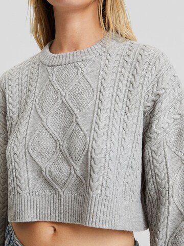 Bershka Sweater in Grey